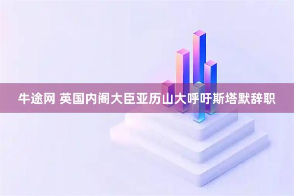 牛途网 英国内阁大臣亚历山大呼吁斯塔默辞职